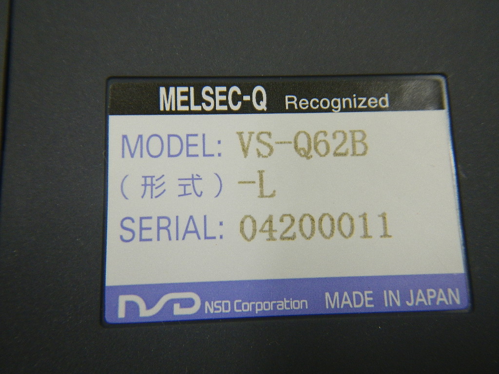 PLC / VS-Q62B / NSD|Used product list|Hightec Systems has a wide ...